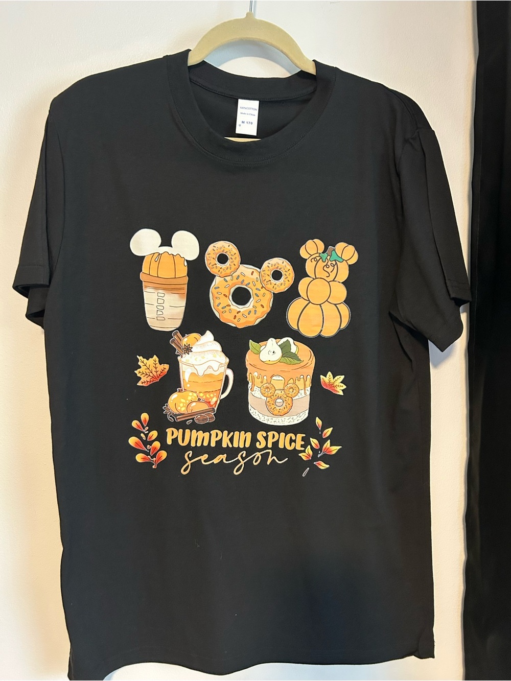 Pumpkin spice season Mickey Mouse themed t shirt